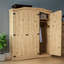 Harold 3 Door Solid Wood Wardrobe-120248704