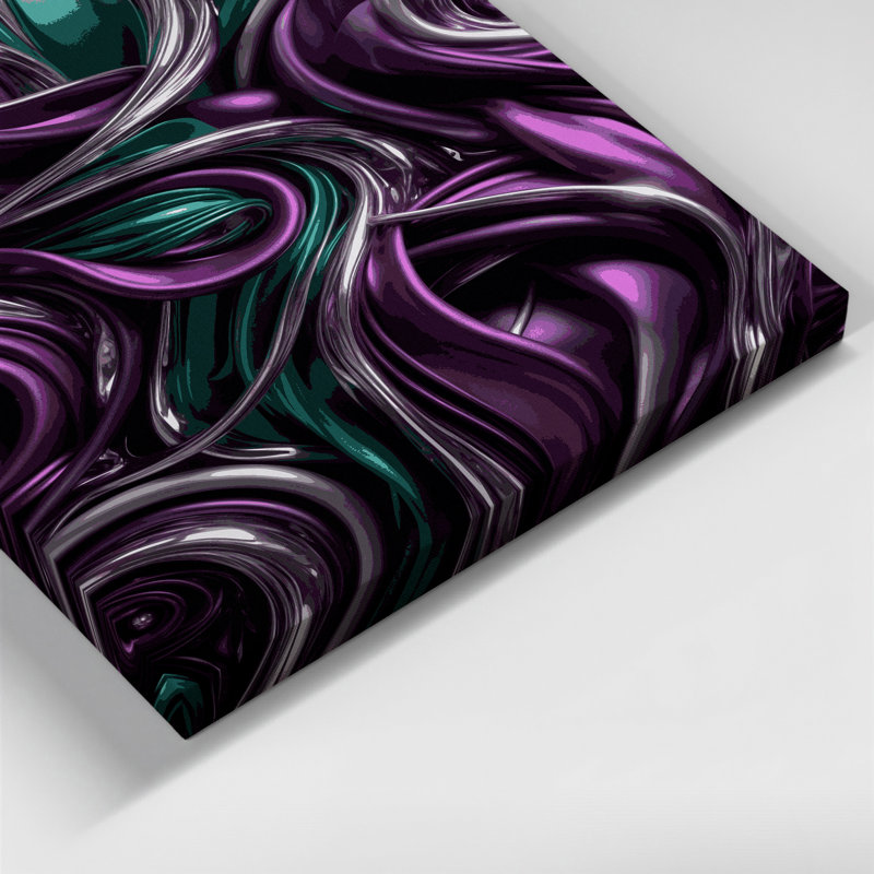 Art abstrait sur toile 37 formes abstraites, H 24 po x l 20 po