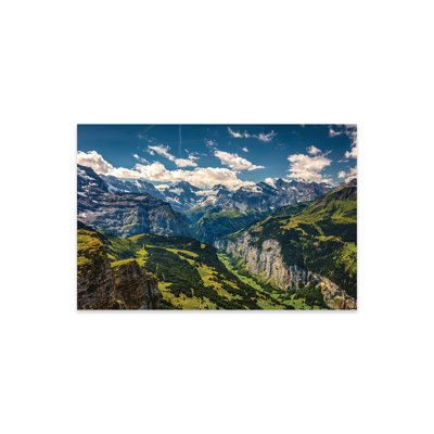 Switzerland Lauterbrunnen Swiss Alps Village II Print On Acrylic Glass