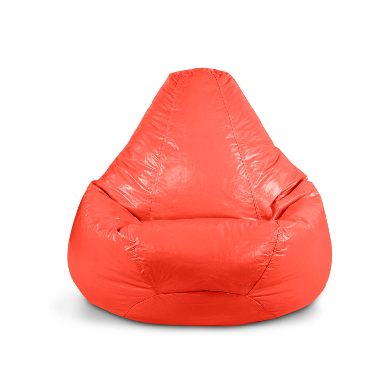 Faux Leather Bean Bag Chair & Lounger, Lipstick Faux Leather