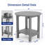 Table d'appoint ronde 18 po Adirondack-95290098