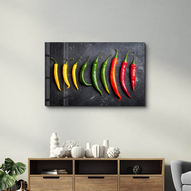 Lekeya Elegant Tempered Glass Wall Art Painting, 13.8 x 21.7 inches | 100% Tempered Glass, Thickness: 0.16 inches | UV Printed for Vibrant Colors | Perfect for Home Decor, Living Room, & Office Spaces