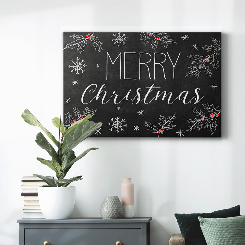 Merry Christmas Chalkboard-Gallery, H 32 po x l 48 po