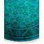 Tapis bleu noué à la main de conception unique Holsworth - bleu
