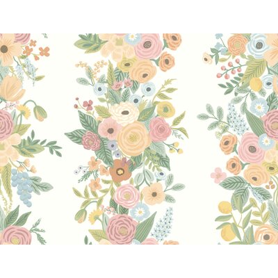 Rifle Paper Co. Garden Party 27"" L x 27"" W Smooth Wallpaper Rol -  RP7311