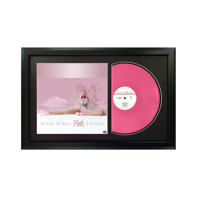 Nicki Minaj "Pink Friday" Framed Record with Black Mat
