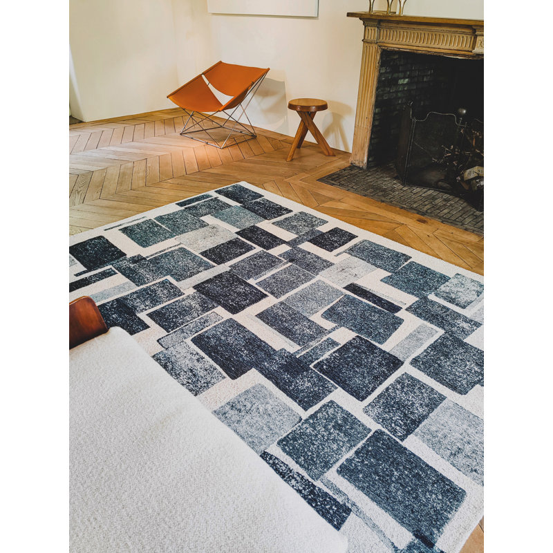 Geometric Recycled P.E.T Area Rug, Rectangle 240 x 340cm