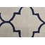 Tapis multicolore touffeté à la main à motif de treillis Janeane