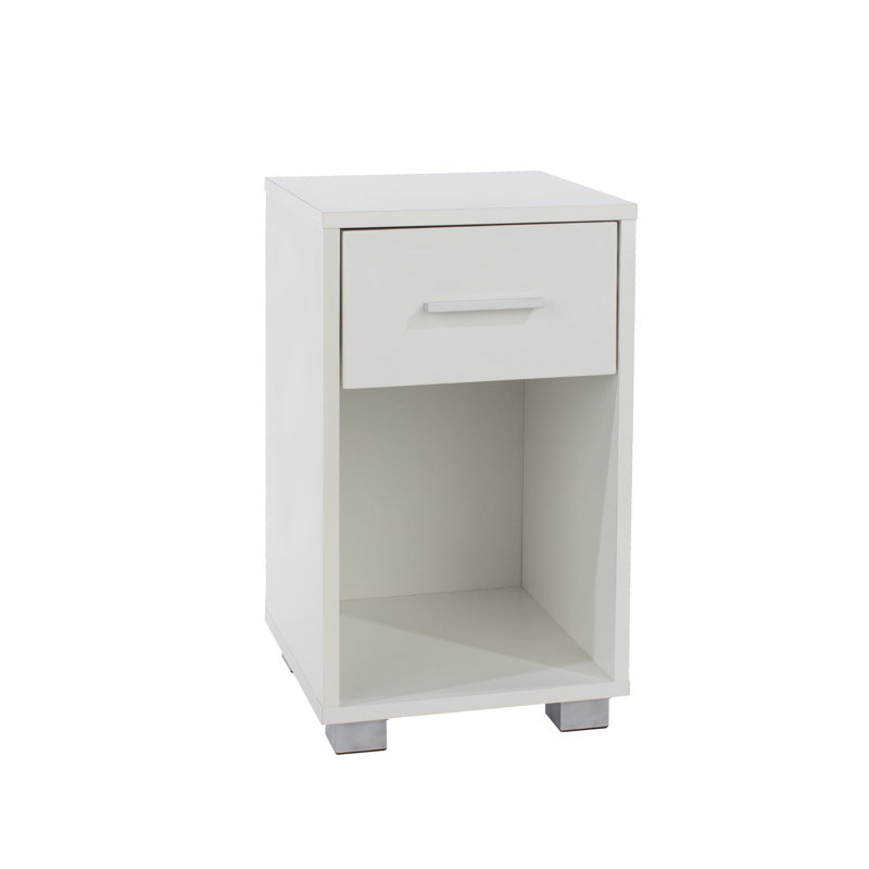 Lampp 30cm W Manufactured Wood Bedside Table