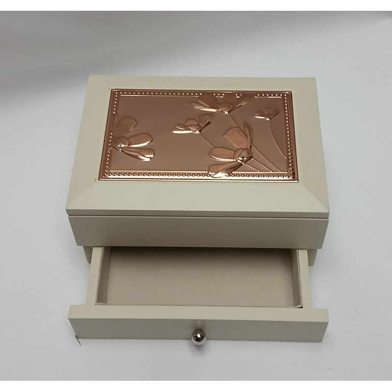 Boîte à bijoux pour housse florale