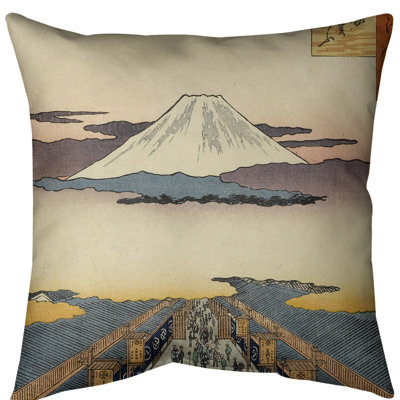 Coussin Utagawa Hiroshige Suruga