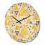 Horloge murale triangulaire en bois IV-63892671