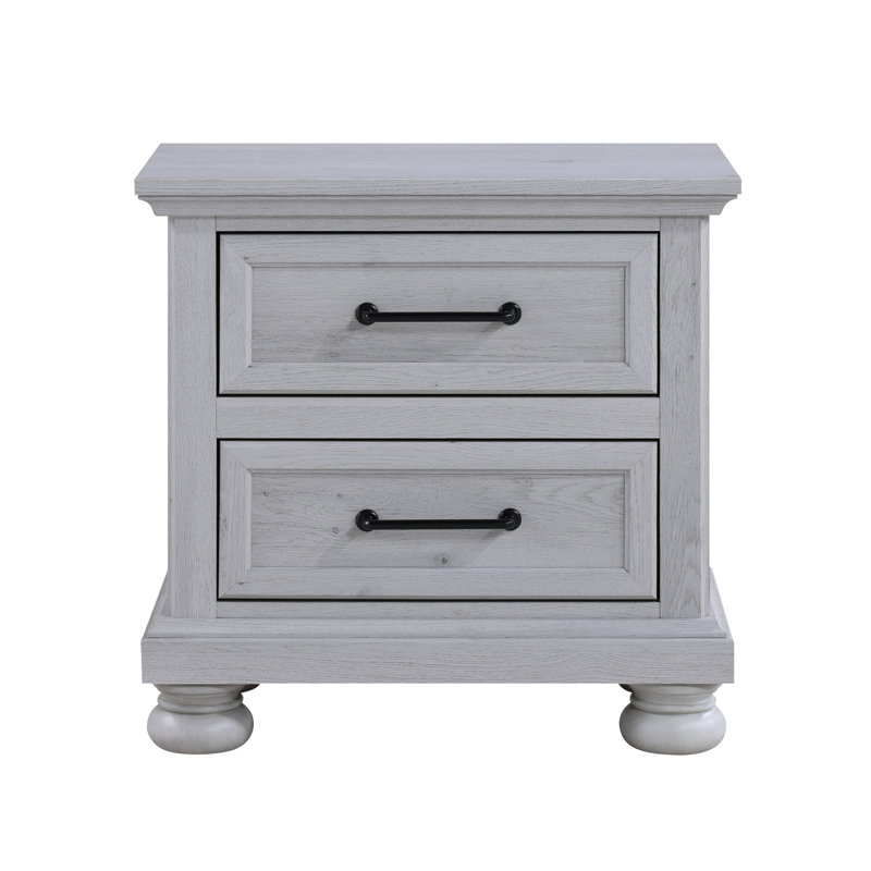 3 Piece Bedroom Set With Two Nightstands And Queen Bedframe, Queen, 3 Pcs: Bed, 2 Nightstands