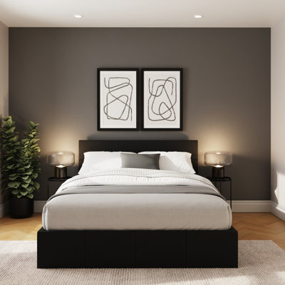 Beaird Upholstered Ottoman Storage Bed