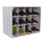 Santel Floor Wine Bottle Rack Flamed-332187234