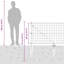 Vidaxl Fence With Posts Steel-116797760-116797769