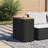  Garden Side Table Black And Brown-776827457