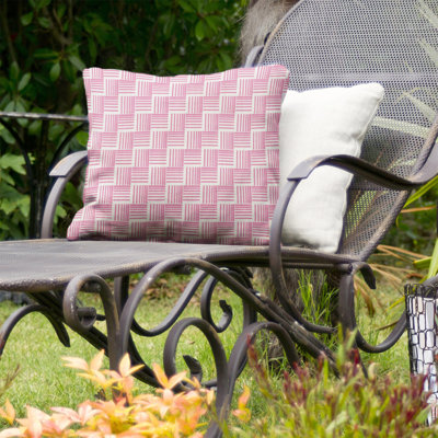 Basketweave Indoor/Outdoor Throw Pillow