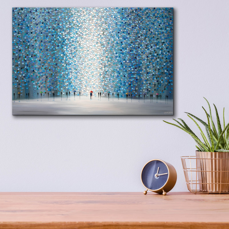 «Morning Rain» par Ekaterina Ermilkina - impression sans cadre, H 12 po x l 16 po x P 0,13 po