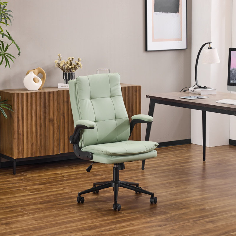 Chaise de bureau pivotante 25,6 po, Vert