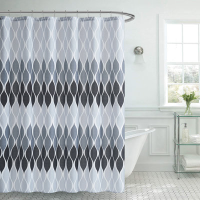 Ajalon Shower Curtain with Hooks Included