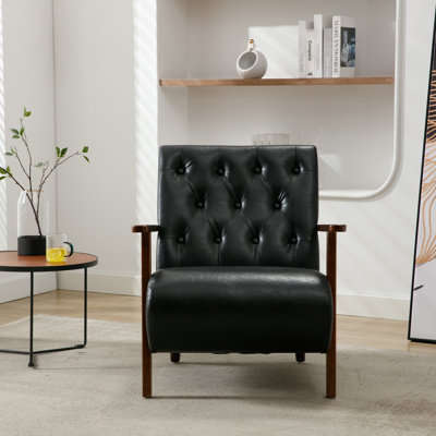 Fauteuil capitonné de 27,6 po Neerav