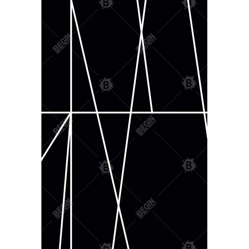 White stripes on black background Bath Mat with Non-Slip Backing - Quick Dry Memory Foam Bathroom Rug - Absorbent - Modern Plush Spa-Style - Machine Washable