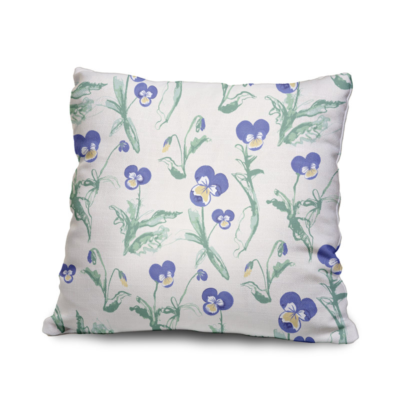  Housse de coussin carré et insert, 18" x 18", Violet