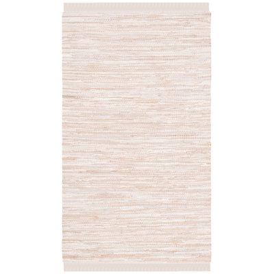 Patricia Handmade Flatweave Cotton Beige Area Rug
