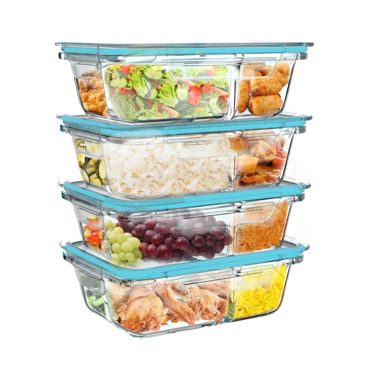 Rebrilliant Ryder Glass Food Storage Containers - 4 Three