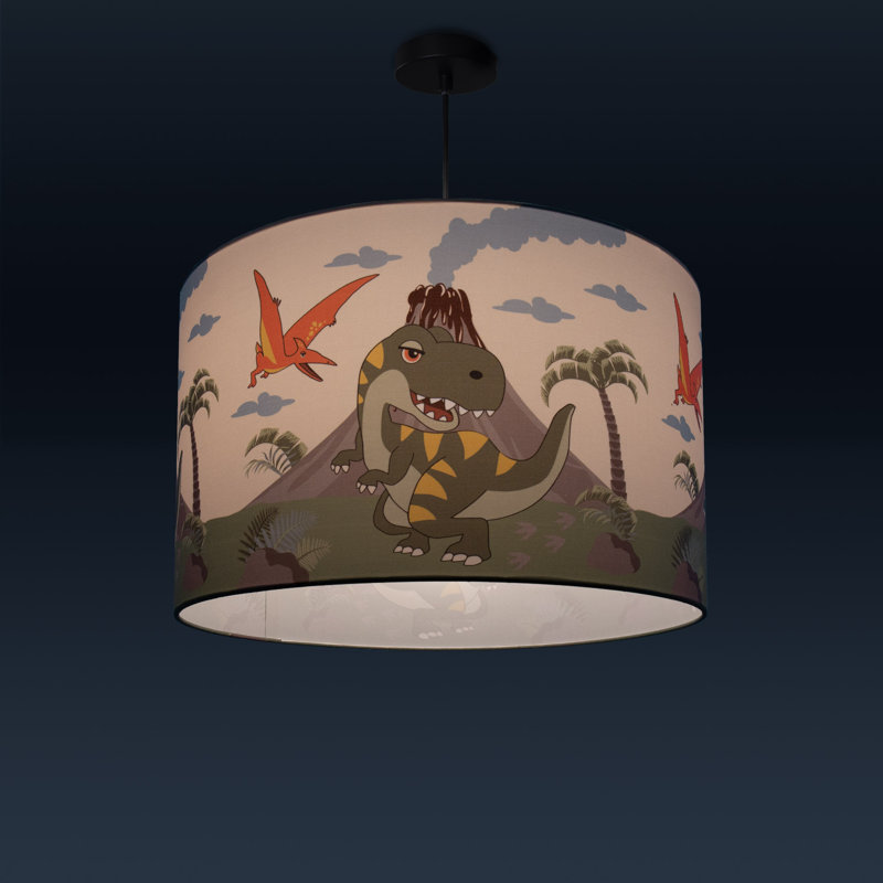 Drum pendant lamp 1-light Tymoteusz, Black