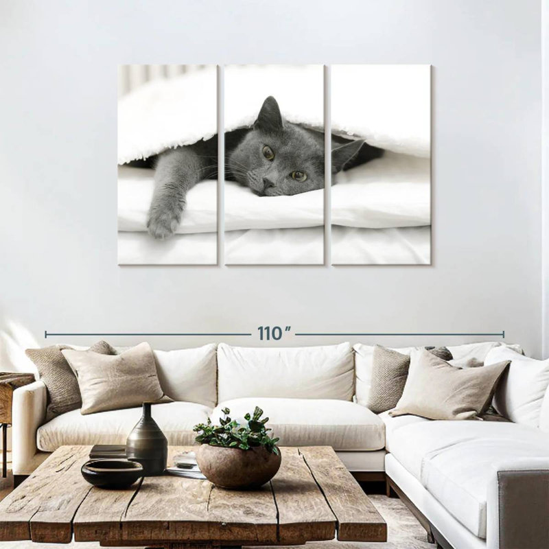 Lazy Cat, 48" H x 74" W