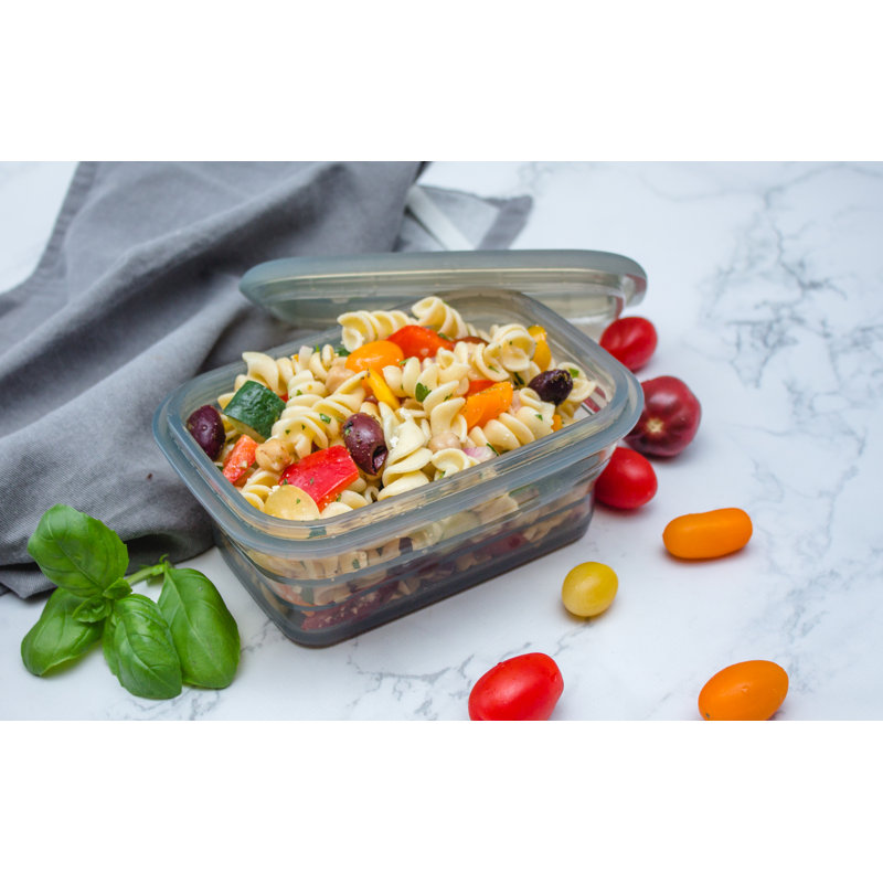 Contenant alimentaire en silicone 15,5 oz, Gris