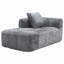 Canapé en chenille, canapé-lit modulaire minimaliste pour salon, salon et chambre à coucher