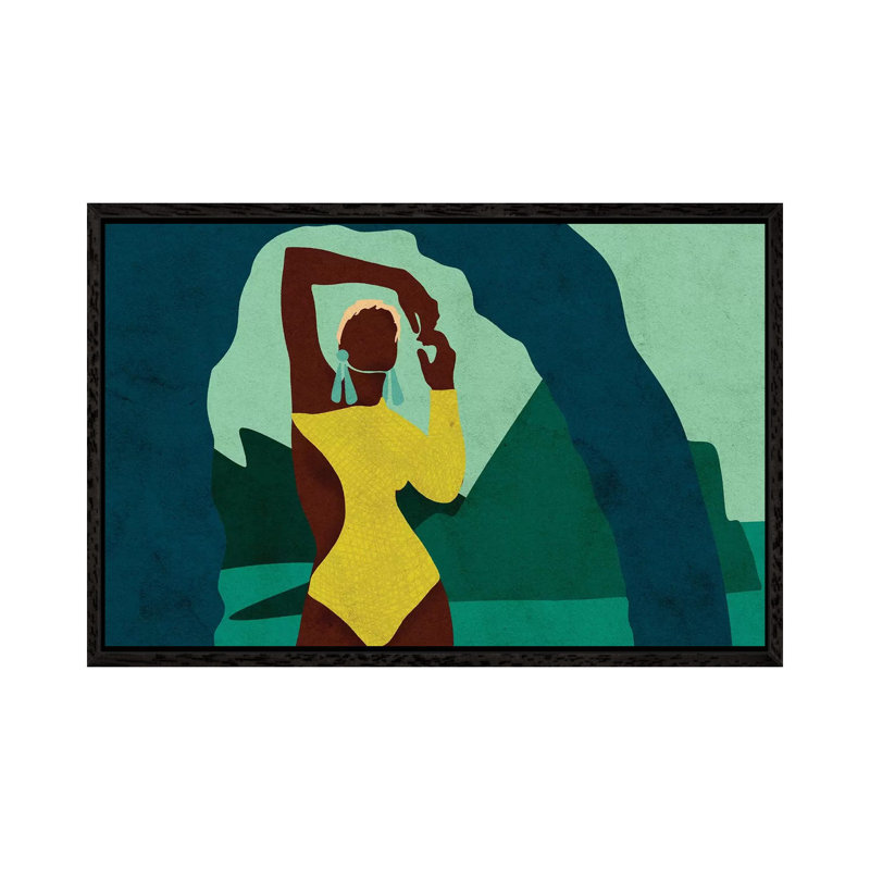 Citronella Horizontal by Reyna Noriega - Print on Canvas, 101.6 cm H x 66.04 cm W, Black Framed