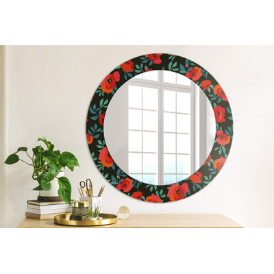 Huldar Glass Flat Wall Mirror