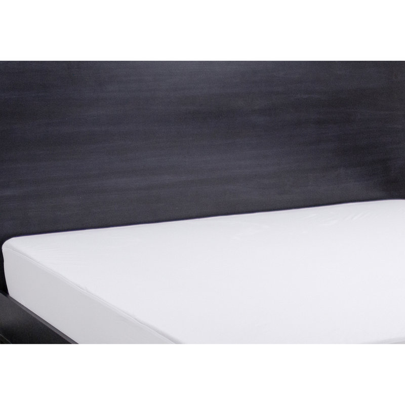 Housse de protection pour matelas en polyester à surface lisse et hypoallergénique, Très grand californien