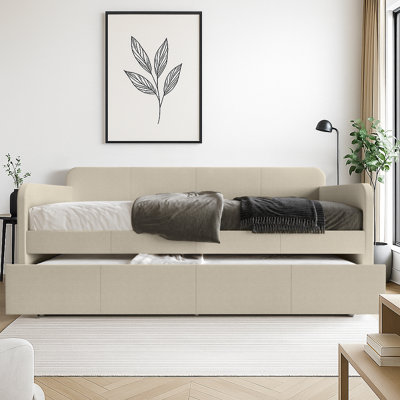Plunkett Tiara Upholstered Daybed with Trundle