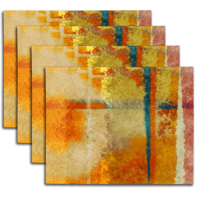 Napperon abstrait en polyester
