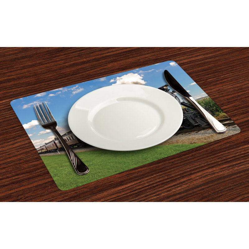 Conrad Steam Engine Countryside Train Placemat