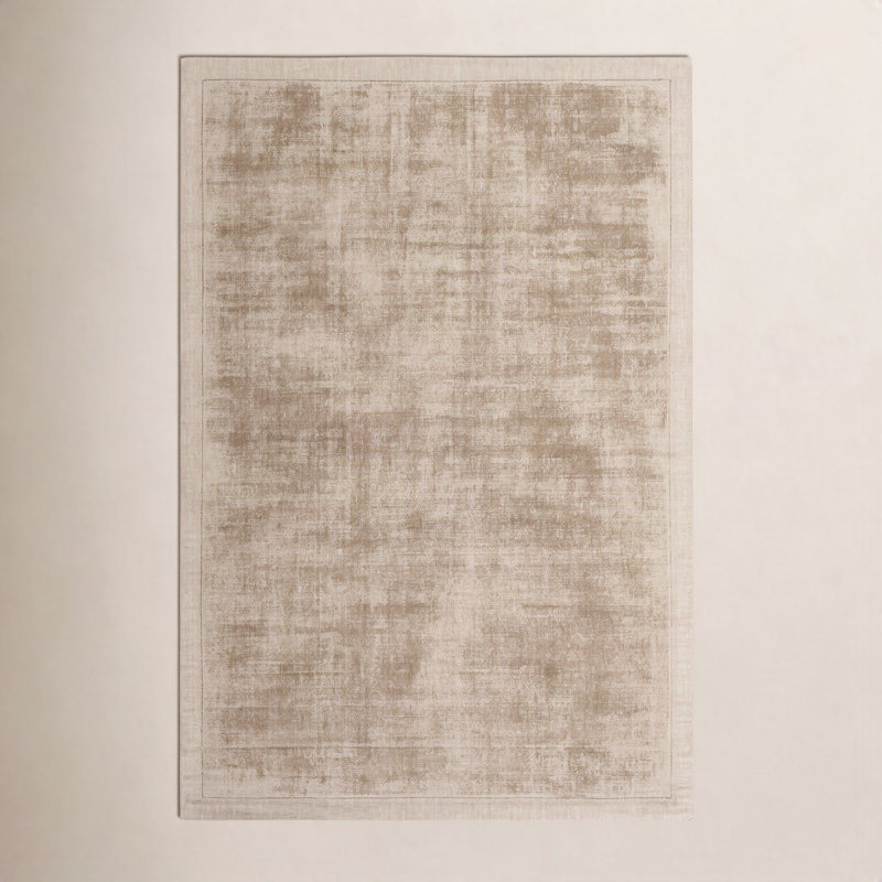 Tapis en viscose tissé à la main Mckinley, Rectangle de 2 pi x 3 pi