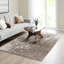 Tapis à poil long abstrait-677222619