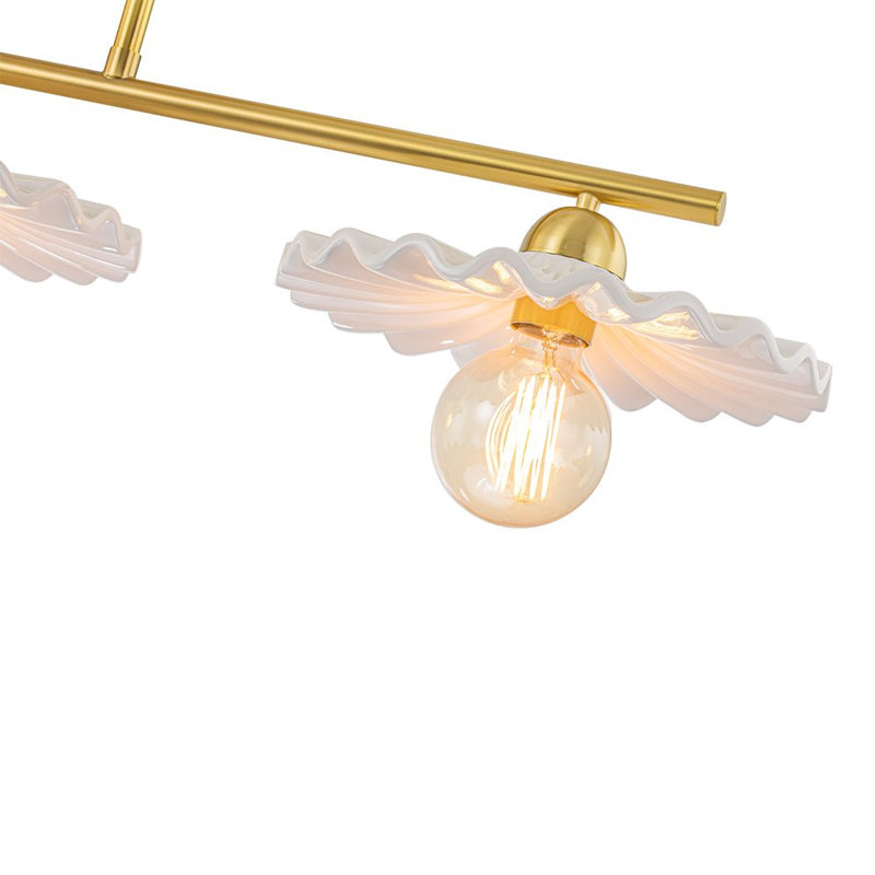 Geffrey 3 - Light Ceramic Kitchen Island Chandelier