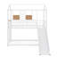 Fun Metal Twin-Over-Twin Bunk Bed With Slide, Perfect For An Exciting Housebed Experience-114328185