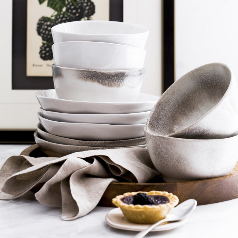 Aurora Stoneware Serving Bowl