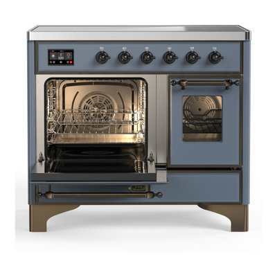 Majestic III Series 40 Inch Induction Range with 6 Induction Elements in Stainless Steel (Brass Trim)