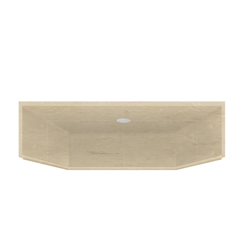 39.5'' W 37.75'' D Shower Base, Almond Sky