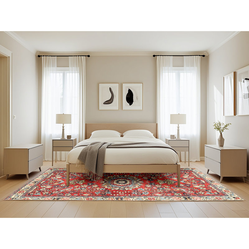 Oriental Indoor Rug, Rectangle 5' x 8'