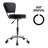 Backed Adjustable Height Ergonomic Lab Stool with Wheels