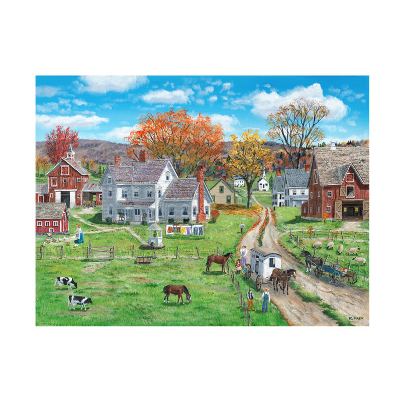 Hadelyn Bob Fair Autumn Neighbours sur toile, H 18 po x l 24 po x P 2 po